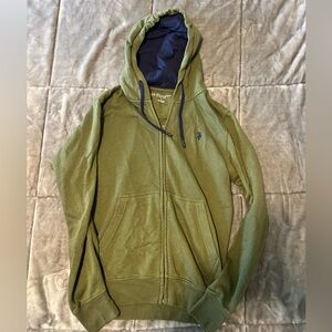 Olive Green Ralph Lauren Zip-up jacket